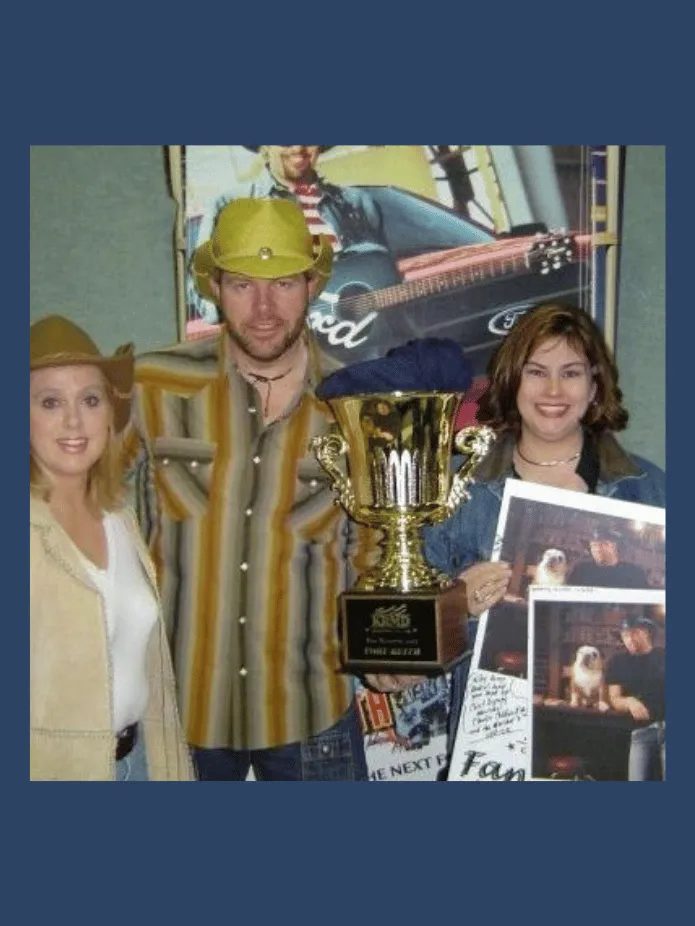 Sher with Award Winning Country Music Artist Toby Keith